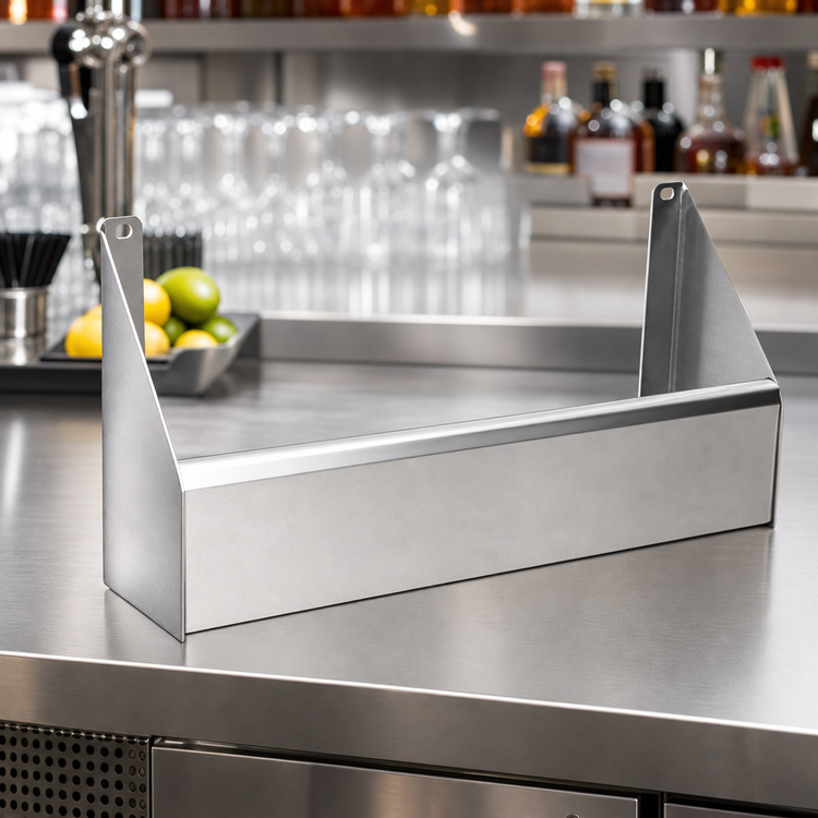 Product image #4 for CHOICE 23-Inch x 5-Inch Single Stainless Steel Speed Rail
