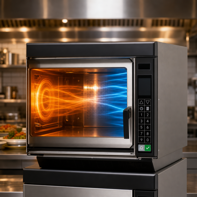 Product image #4 for XpressChef JET19 2c Series Stackable High-Speed Combination Oven, 1.2 Cu. Ft., 208-240V
