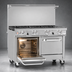 Thumbnail image #4 for Southbend Ultimate 48-Inch Gas Restaurant Range with 7 Open Burners, Convection Oven, Cabinet Base, and Hi-Shelf