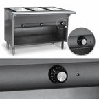 Thumbnail image #4 for Eagle Group Spec-Master HT3CB-240-3 48-Inch Electric Hot Food Table, 3 Wet/Dry Wells, Enclosed Base, Cutting Board