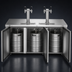 Thumbnail image #4 for Beverage-Air 72-Inch Direct Draw Beer Dispenser with 3 Doors, 3-Keg Capacity, and Dual Faucet Towers