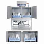 Thumbnail image #4 for Jackson WWS Conserver® CONSERVER XL2C Corner Double-Rack Low-Temperature Chemical Door-Type Dishwasher, Stainless Steel, 82 Racks/Hour