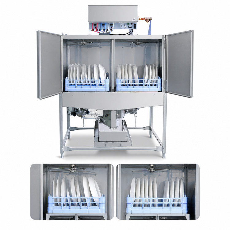 Product image #4 for Jackson Conserver XL2C Corner Door-Type Double Rack Commercial Dishwasher