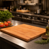 Thumbnail image #4 for John Boos Boos Block Blended Edge Grain American Cherry Kitchen Countertop, 24 x 25 x 1-1/2 Inch, Penetrating Oil Finish