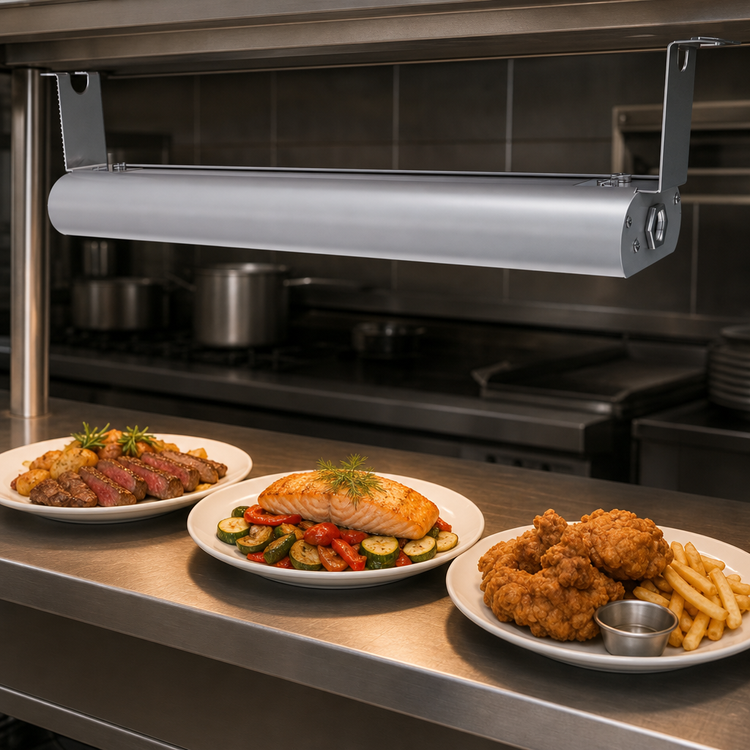 Product image #4 for Vollrath 36-Inch Low Profile Unlighted Single Strip Heat Lamp, Natural Aluminum, 208V