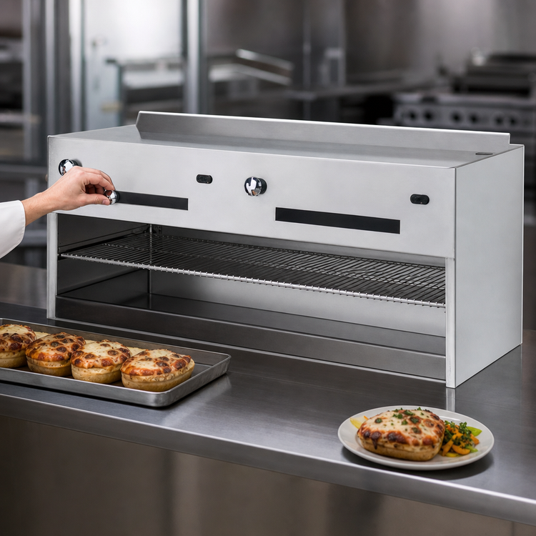 Product image #4 for Garland IRCMA-60 60-Inch Gas Infrared Cheesemelter with 2 Burners and Manual Controls