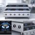 Thumbnail image #4 for Garland Starfire GTOG36-SU6 Heavy-Duty Gas Step-Up Hot Plate with 6 Burners, 36-Inch Countertop