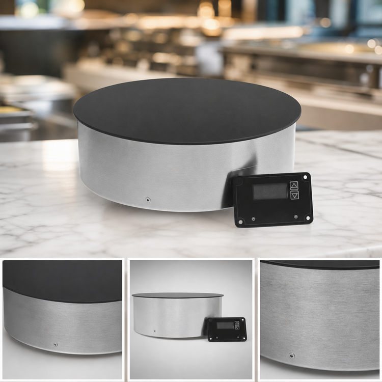 Product image #4 for CookTek Silenzio Round Drop-In Induction Buffet Warmer, 650W, 100-120V