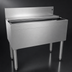 Thumbnail image #4 for Glastender Underbar Stainless Steel Ice Bin with Sliding Cover, 36 Inch W x 19 Inch D, 100 lb Capacity