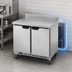 Thumbnail image #4 for Beverage-Air 36-Inch Two-Section Worktop Freezer with Solid Doors and Rear-Mounted Self-Contained Refrigeration