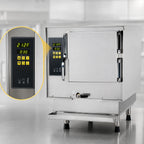 Thumbnail image #3 for AccuTemp N31201E060 Boilerless Countertop Steamer, Natural Gas, 3 Full-Size Pans, Digital Controls