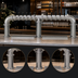 Thumbnail image #4 for Glastender Stainless Steel Pipe Bridge Countertop Draft Dispensing Tower, 12 Faucets, Air-Cooled