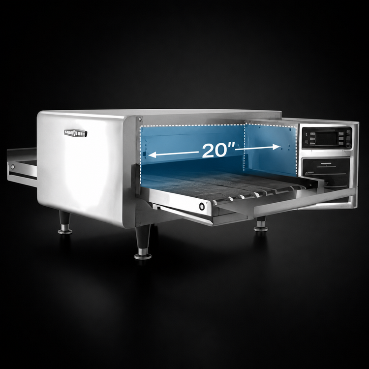 Product image #5 for TurboChef High h Conveyor 2020 Standard Single Belt Countertop Conveyor Oven, 20-Inch Cook Chamber