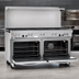 Thumbnail image #4 for Southbend Ultimate 60-Inch 9-Burner Gas Restaurant Range with Standard Oven and Convection Oven