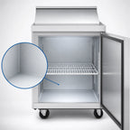 Thumbnail image #4 for Maxximum Maxx Cold MVR29MHC MegaTop Salad and Sandwich Prep Table, 7 Cu. Ft., 1 Solid Door, 12 1/6-Size Pans, 9-Inch Cutting Board