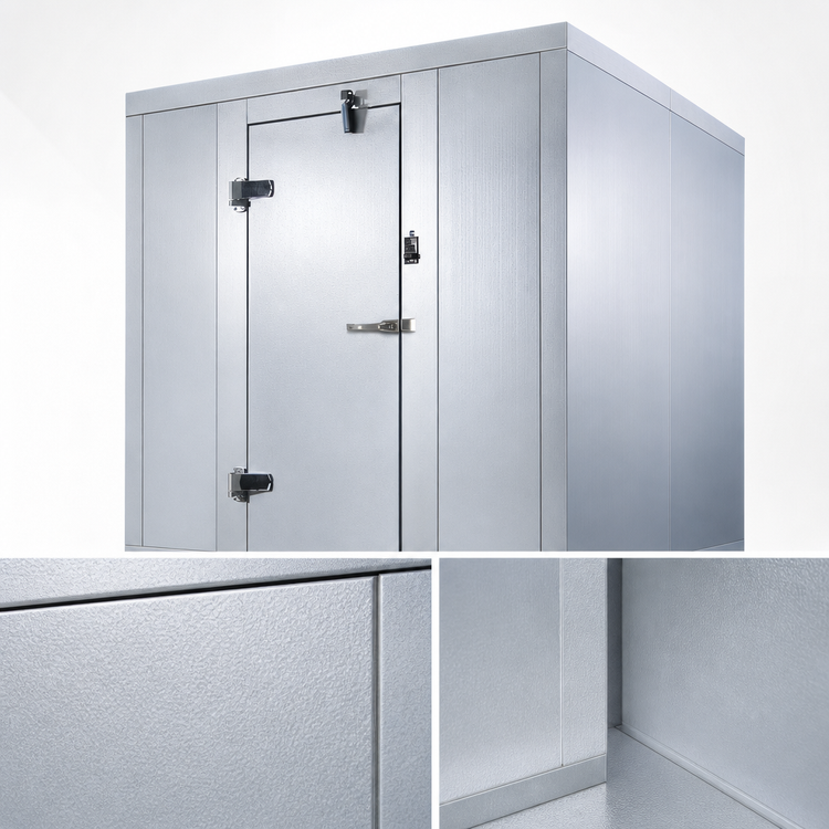 Product image #4 for AmeriKooler Outdoor Floorless Walk-In Cooler with Bohn Remote R-448A Refrigeration