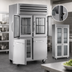 Thumbnail image #4 for True SPEC SERIES 2-Section Pass-Thru Reach-In Refrigerator with 2 Glass and 2 Stainless Steel Half Front Doors and 2 Glass Rear Doors