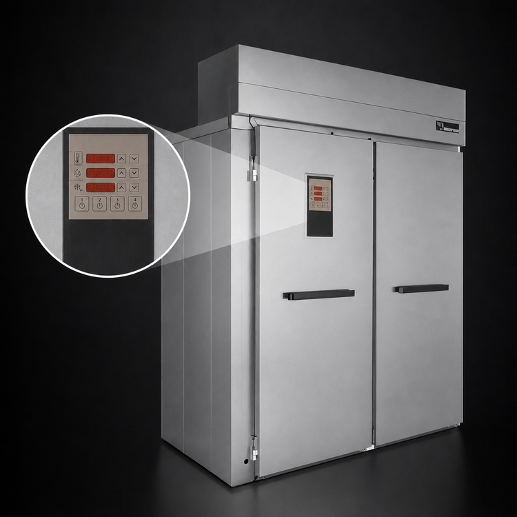 Product image #4 for Baxter Double Wide Roll-In Retarder/Proofer Cabinet, 100.5-Inch Depth, Remote R448A, Electric Heat, Open Floor