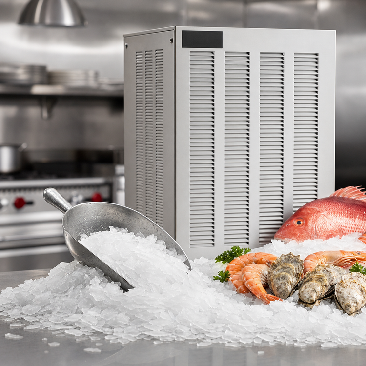 Product image #5 for Ice-O-Matic MFI1256W Water-Cooled Self-Contained Flake Ice Maker