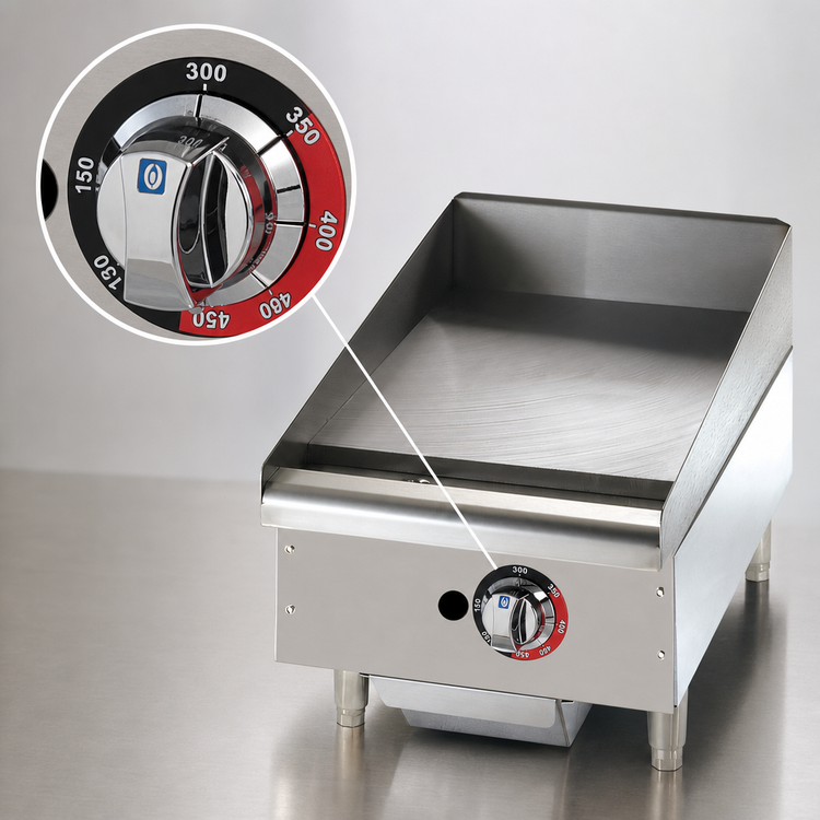 Product image #4 for Star-Max Heavy-Duty 15-Inch Countertop Electric Griddle with Polished Steel Plate