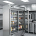 Thumbnail image #3 for Continental Refrigerator 3FNSSGD Three-Section Narrow Hinged Glass Door Display Freezer
