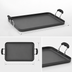 Thumbnail image #4 for Winco Deluxe Hard-Anodized Aluminum Rectangular Griddle with Silicone-Wrapped Handles, 19-5/8 x 12-1/4 Inches