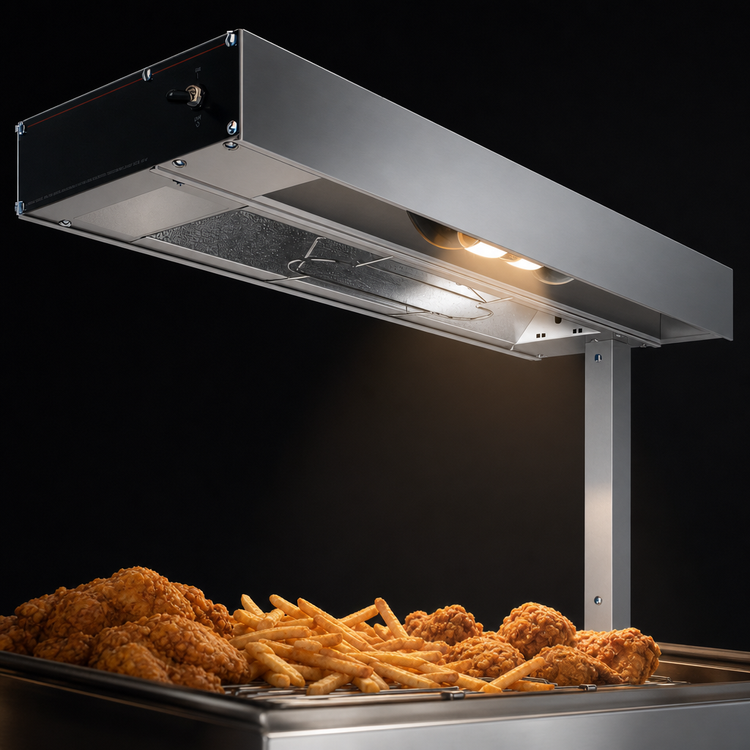 Product image #4 for Hatco Glo-Ray 24-Inch Lighted Fry Station Warmer with Metal Sheathed Elements