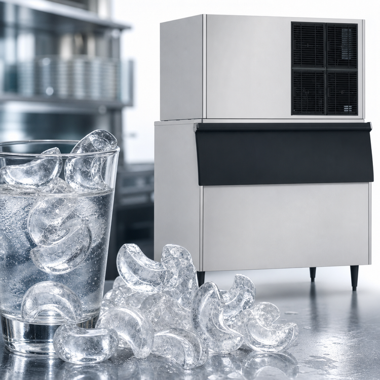 Product image #4 for Hoshizaki KM-1601SRJZ Stackable Remote Air-Cooled Crescent Cube Ice Maker, 48-Inch Wide, 1-Phase, 1600 lb/24 Hr