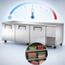 Thumbnail image #4 for True TUC-93-HC 3-Section Deep Undercounter Refrigerator with Solid Doors, Self-Contained Side-Mount Refrigeration