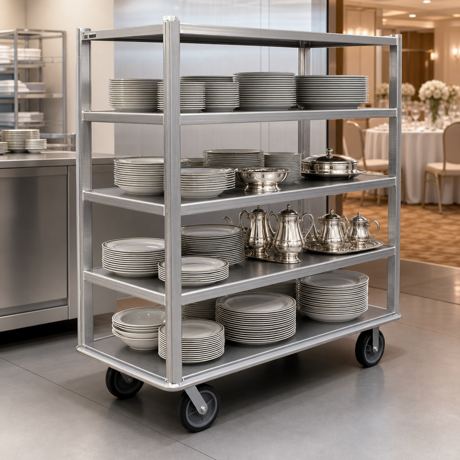 Four-Shelf Open Design