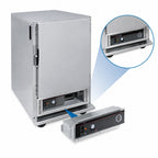 Thumbnail image #4 for Cres Cor H135SUA6 Mobile Insulated Heated Holding Cabinet, Stainless Steel, Bottom-Mount Heater, Dutch Doors, 6-Pan Capacity