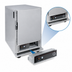 Thumbnail image #4 for Cres Cor Half-Size Mobile Insulated Heated Holding Cabinet with Bottom-Mount Heater, Dutch Doors, and 6 Pan Capacity