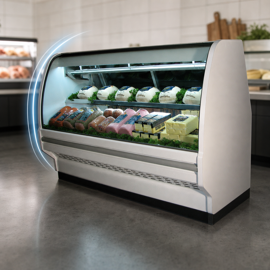 Curved Glass Display Front