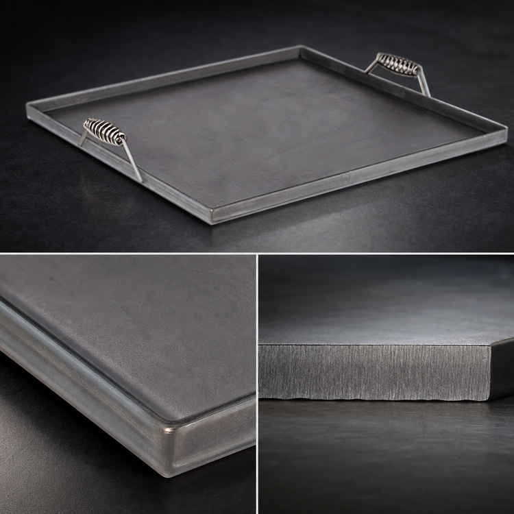 Product image #4 for Comstock-Castle 4-Burner Lift-Off Steel Griddle for Commercial Ranges
