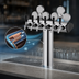 Thumbnail image #4 for Perlick Illuminated Winged Tee 5-Faucet Glycol-Cooled Countertop Beer Draft Tower, Stainless Steel Finish