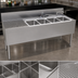 Thumbnail image #4 for Glastender Four Compartment Underbar Sink Unit with Left Drainboard and Deck-Mount Faucet, 60