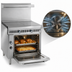 Thumbnail image #4 for Imperial Spec Series Heavy Duty 36-Inch Gas Range with Two 18-Inch Hot Tops and Convection Oven Base