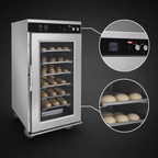 Thumbnail image #4 for Hatco Flav-R-Savor® FSHC-12W1 Humidified Holding Cabinet, Single Clear Door, 12 Full-Size Sheet Pans, Stainless Steel, Casters