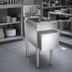 Thumbnail image #4 for Glastender Free-Standing Underbar Stainless Steel Hand Sink Unit with Faucet, Soap Dispenser and Towel Dispenser