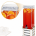 Thumbnail image #4 for Empire 3-Gallon Single Acrylic Beverage Dispenser with Ice Chamber, Drip Tray, and Spigot