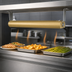 Thumbnail image #4 for Vollrath 66-Inch Single Unlighted Strip Heat Lamp, 208V, Direct Wired