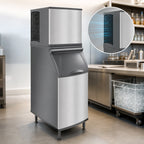 Thumbnail image #4 for Koolaire KYT0420A Air-Cooled Half-Dice Cube Ice Machine, 22-Inch Wide, Self-Contained Refrigeration, 450 lb/24 hr, ENERGY STAR