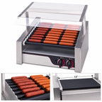 Thumbnail image #4 for APW Wyott (Middleby) X*PERT HRS-20S Countertop Slanted Hot Dog Roller Grill, 10 Rollers, Stainless Steel Exterior, 120V