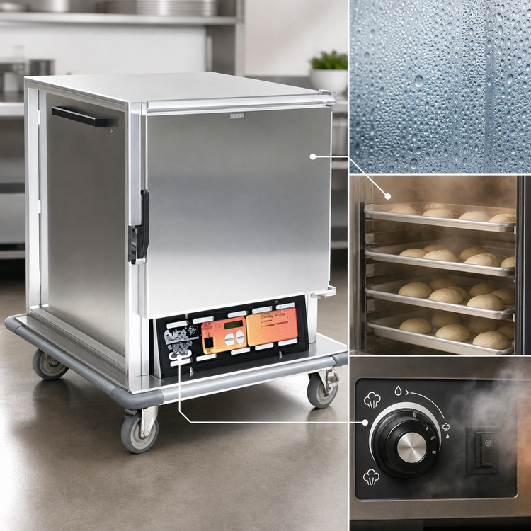 Product image #4 for Panco HPUESSI-RC3.00 Insulated Undercounter Heated/Proofing Cabinet with Universal Slides and Solid Door