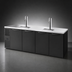 Thumbnail image #4 for True Premier Bar 108-Inch Four-Section Refrigerated Draft Bar Cooler with 2 Beer Columns