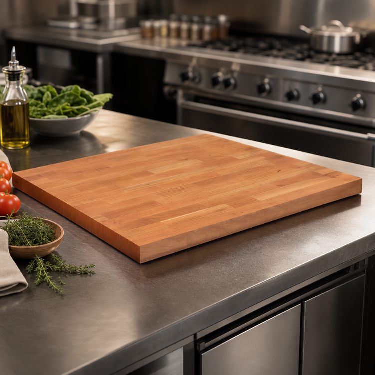 Product image #4 for John Boos Boos Block Blended Edge Grain American Cherry Kitchen Countertop, 36 x 25 x 1.5 Inches, Varnique Finish