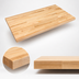 Thumbnail image #4 for John Boos Boos Block 60-Inch x 32-Inch Northern Hard Rock Maple Blended Edge Grain Kitchen Countertop, Varnique Finish
