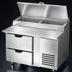 Thumbnail image #4 for 46-Inch One-Section Pizza Top Refrigerated Prep Table with 2 Drawers, 12 Cu. Ft.