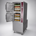 Thumbnail image #4 for Crown DCX-10-24 Two Compartment Direct Steam Full-Size Convection Steamer with 24