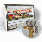 Thumbnail image #4 for Howard-McCray HMC, Deli Service Case, 34N R-CDS34N-8-LED 96-Inch Remote Full-Service Deli Case with Straight Glass, LED, White